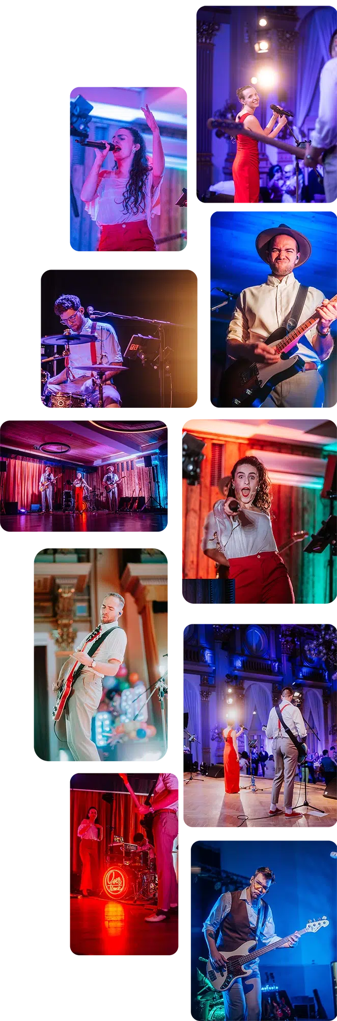 overtime party band živá kapela na svatbu hudba na ples